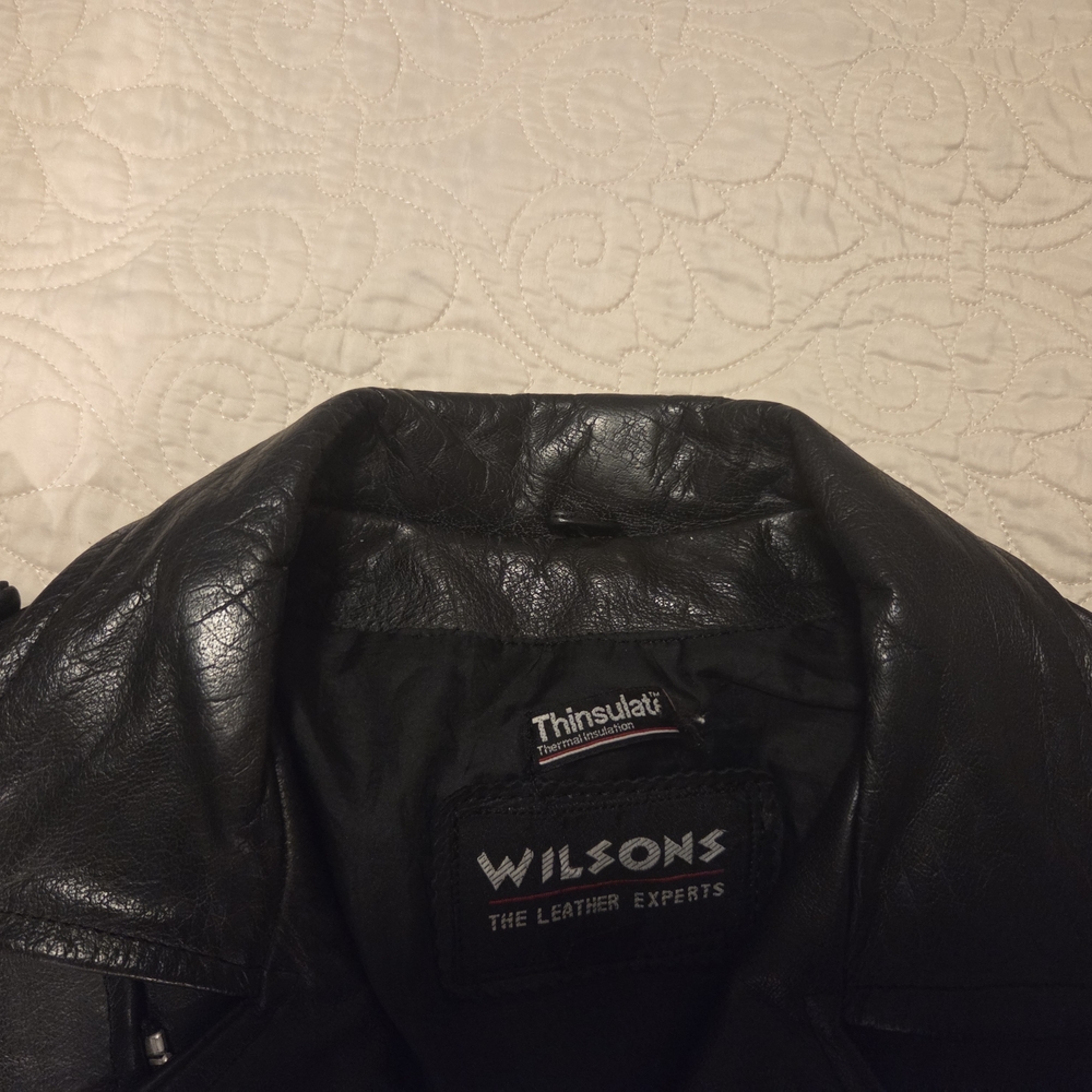 Wilson Black Performance Leather Jacket - image 7